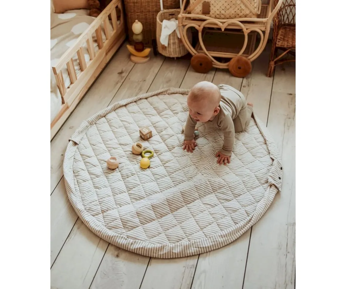 Saco Organic Noomad SOFT Reversible Play & Go Stripes Blue