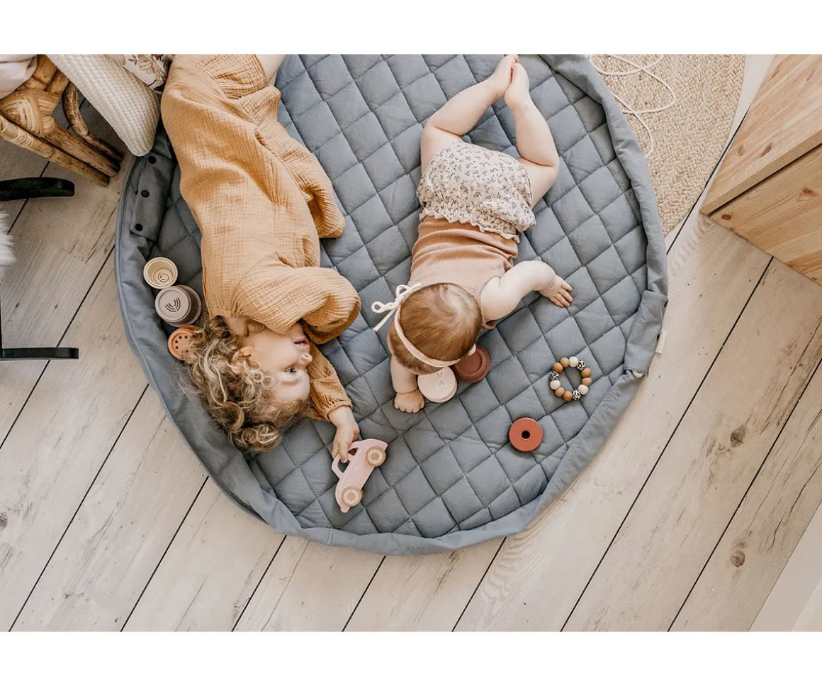 Saco Organic SOFT Reversible Play & Go Noomad Dusty Blue