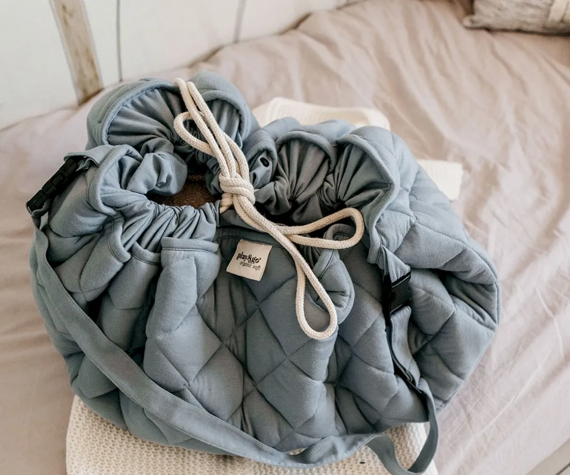 Saco Organic SOFT Reversible Play & Go Noomad Dusty Blue