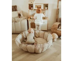 Saco Play & Go Coco Bloom Orgánico Stripes Blue