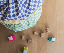 Saco Reversible Play & Go Noomad Vichy Yellow