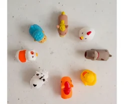 Set 4 Juguetes de Baño Granja