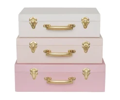 Set 3 Maletas Organizadoras Rosa