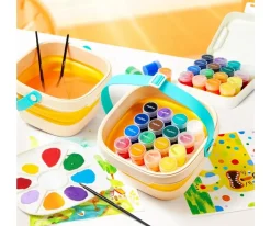 Set Cubo Portátil con 16 Colores Para Pintar