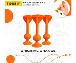 Set de 3 Dardos de Silicona con Ventosa Orange