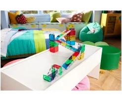 Set de Construcción Magna-Tiles Rail Racers Deluxe 90 piezas