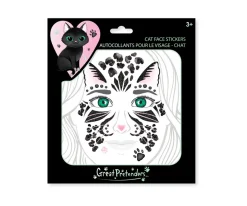 Set de Pegatinas Faciales Gato Negro