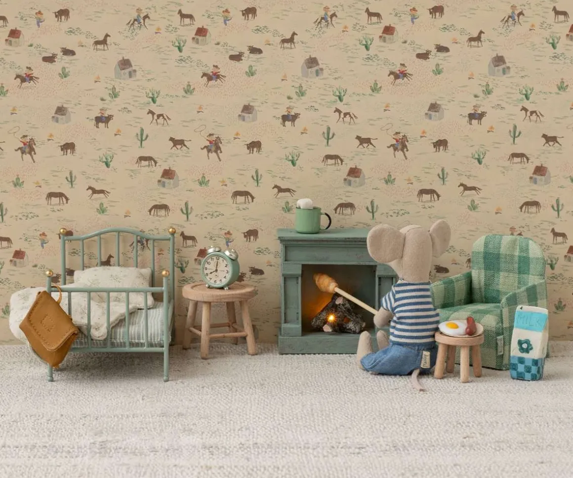 Sillón Plegable Ratón Green Check