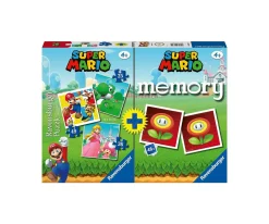 Super Mario Juego de Memoria + 3 Puzzles