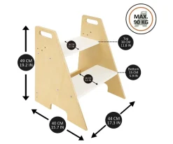 Tobogán con Escalera 2 en 1 Natural