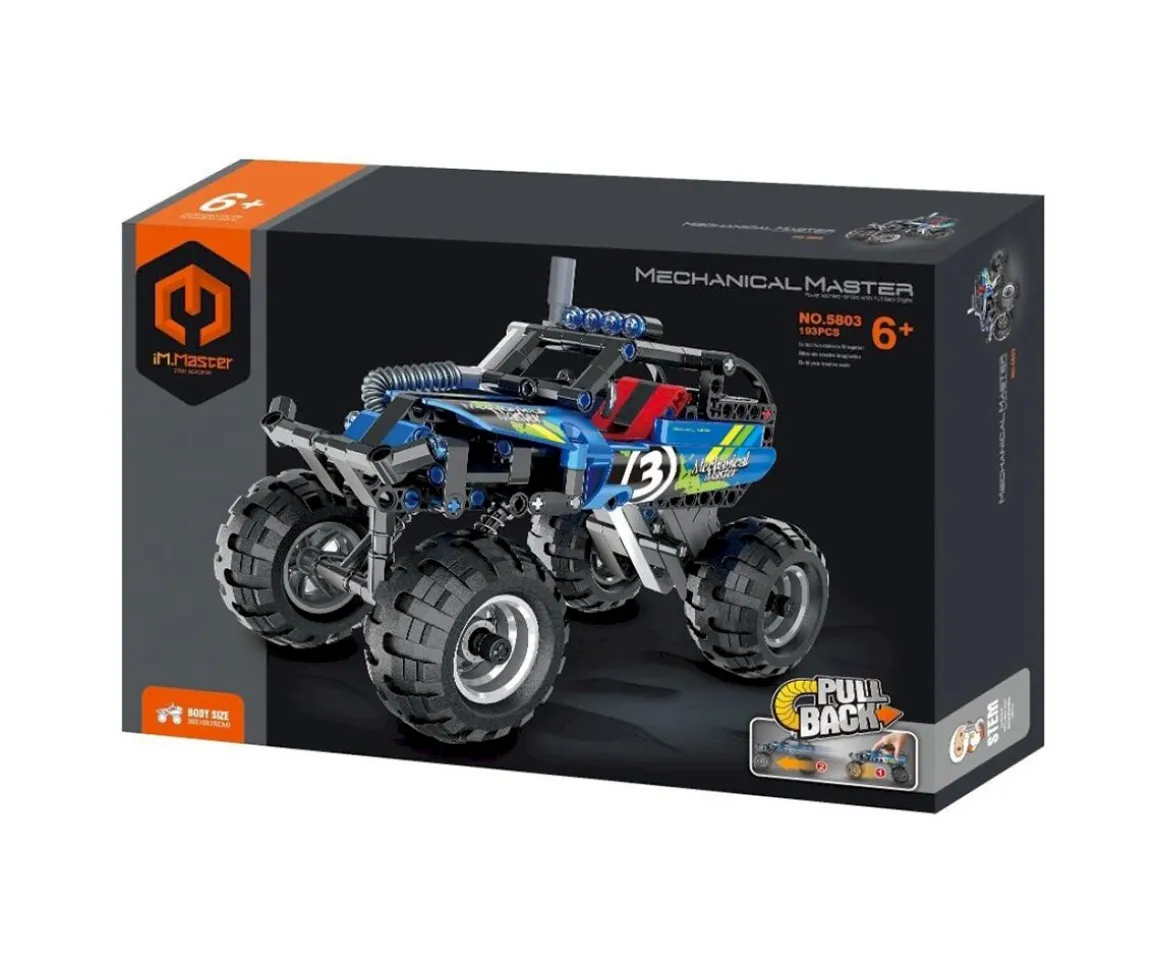 Todoterreno 4x4 Azul Retráctil 193 Piezas