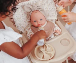 Trona para Muñecos con Babero y Bandeja Teresa